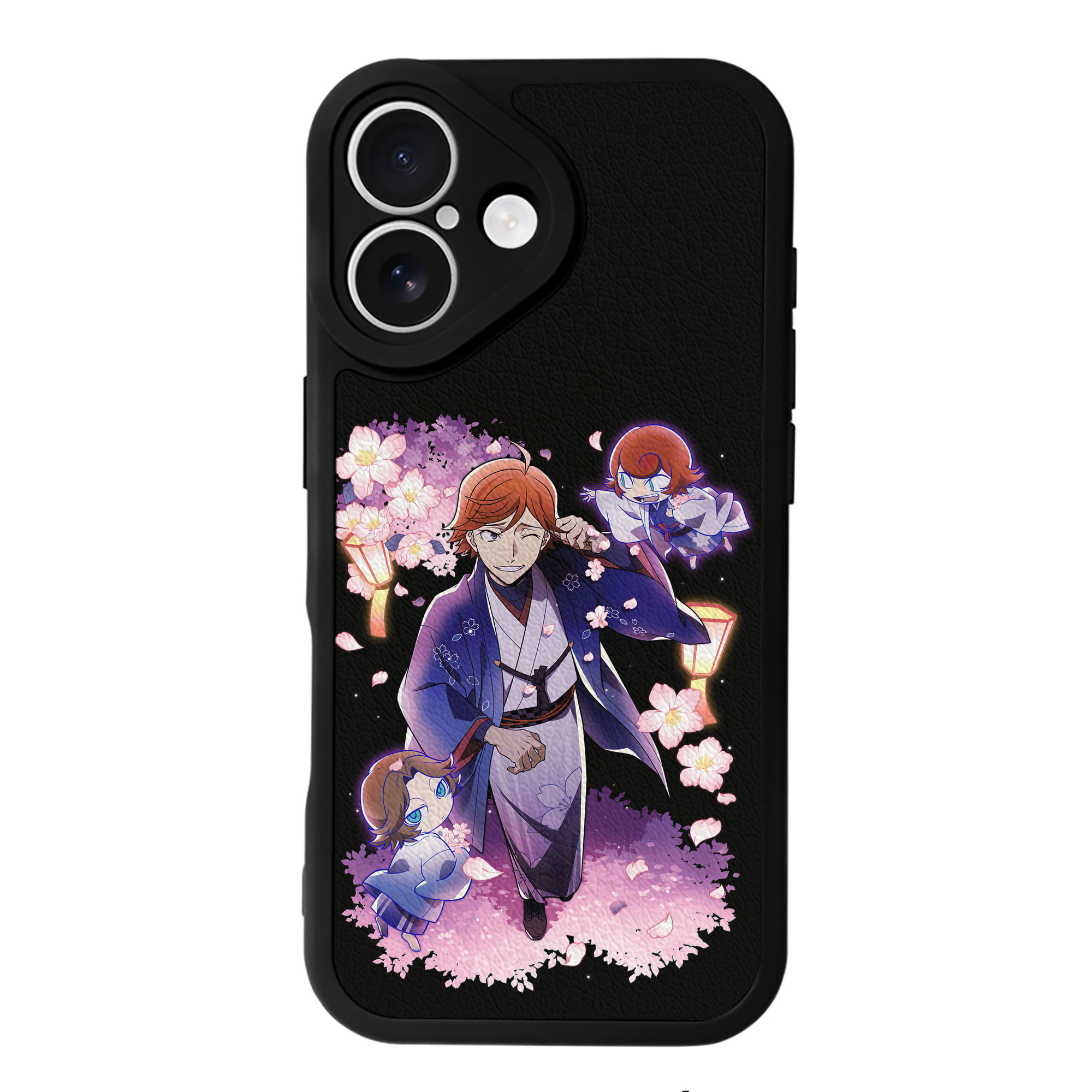 （画像用） 文豪ストレイドッグス Bungo Stray Dogs 【iPhone 16シリーズ対応】シリコンスマホケース（レザー調） 材質：シリコン